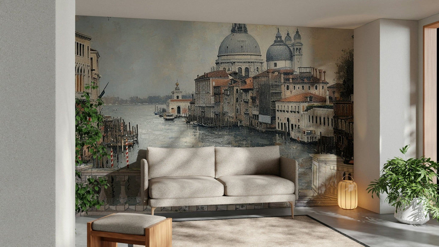Venetian Canal View Wallpaper