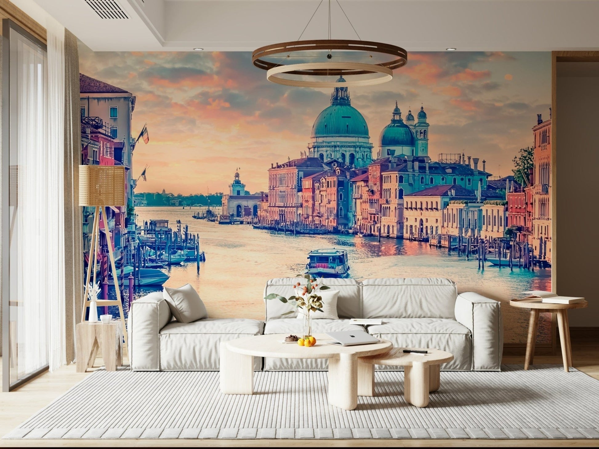 Realistic depth effect Venetian Dreamscape wall mural for bedrooms.