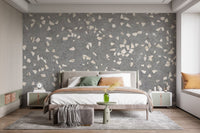 Gray Terrazzo Tile Wallpaper Mural - Giffywalls A830