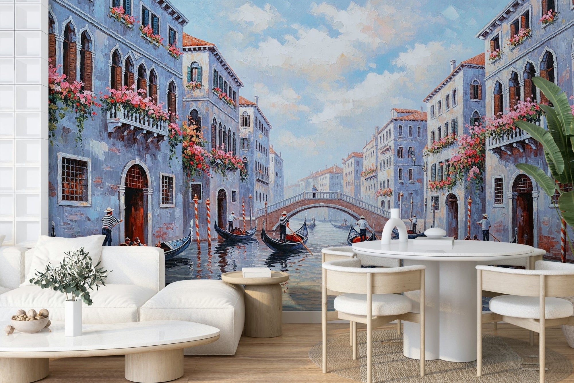 Mural wallpaper of a Venetian romance GD4368


