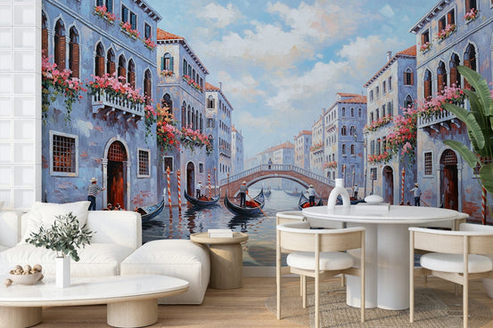 Mural wallpaper of a Venetian romance GD4368

