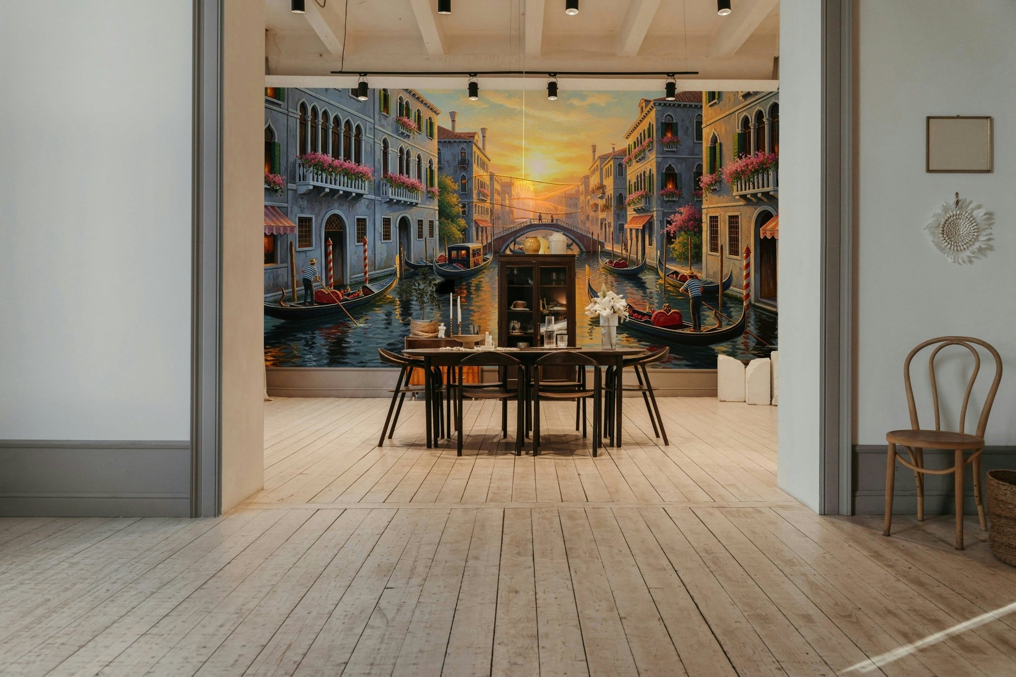 Mural wallpaper of a Venetian serenade GD4369

