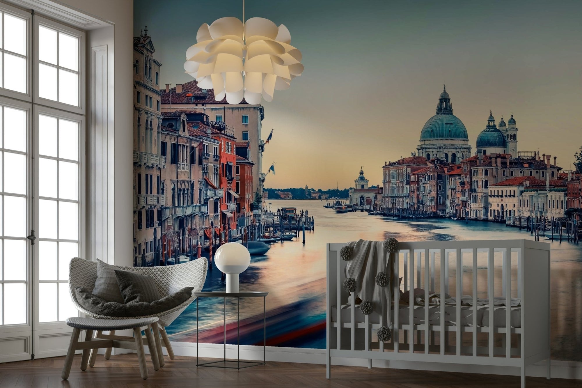 Venetian Serenity Wall Mural showing historic grand canal GD5055