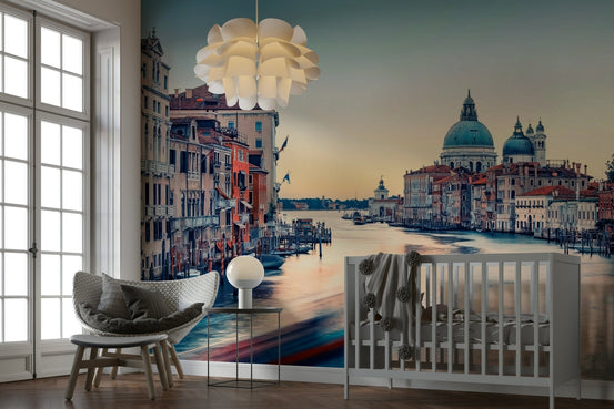Venetian Serenity Wall Mural showing historic grand canal GD5055