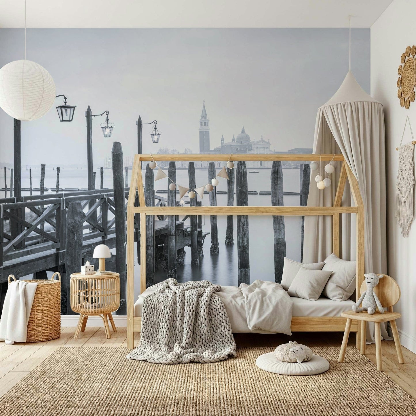 Venetian Stillness Wall Mural
