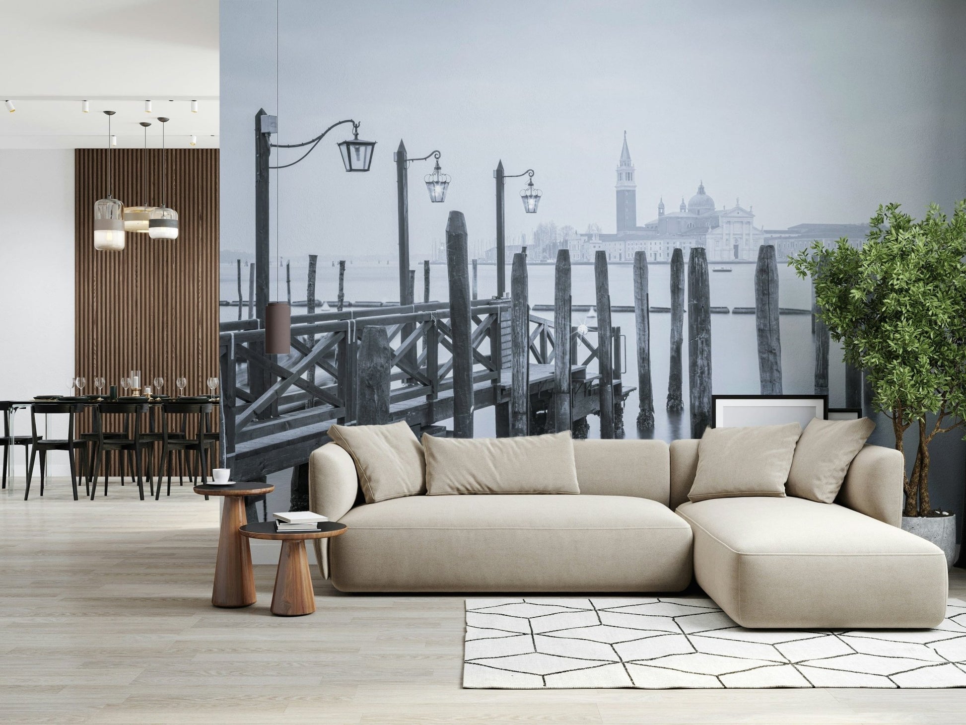 Venetian Stillness Wall Mural