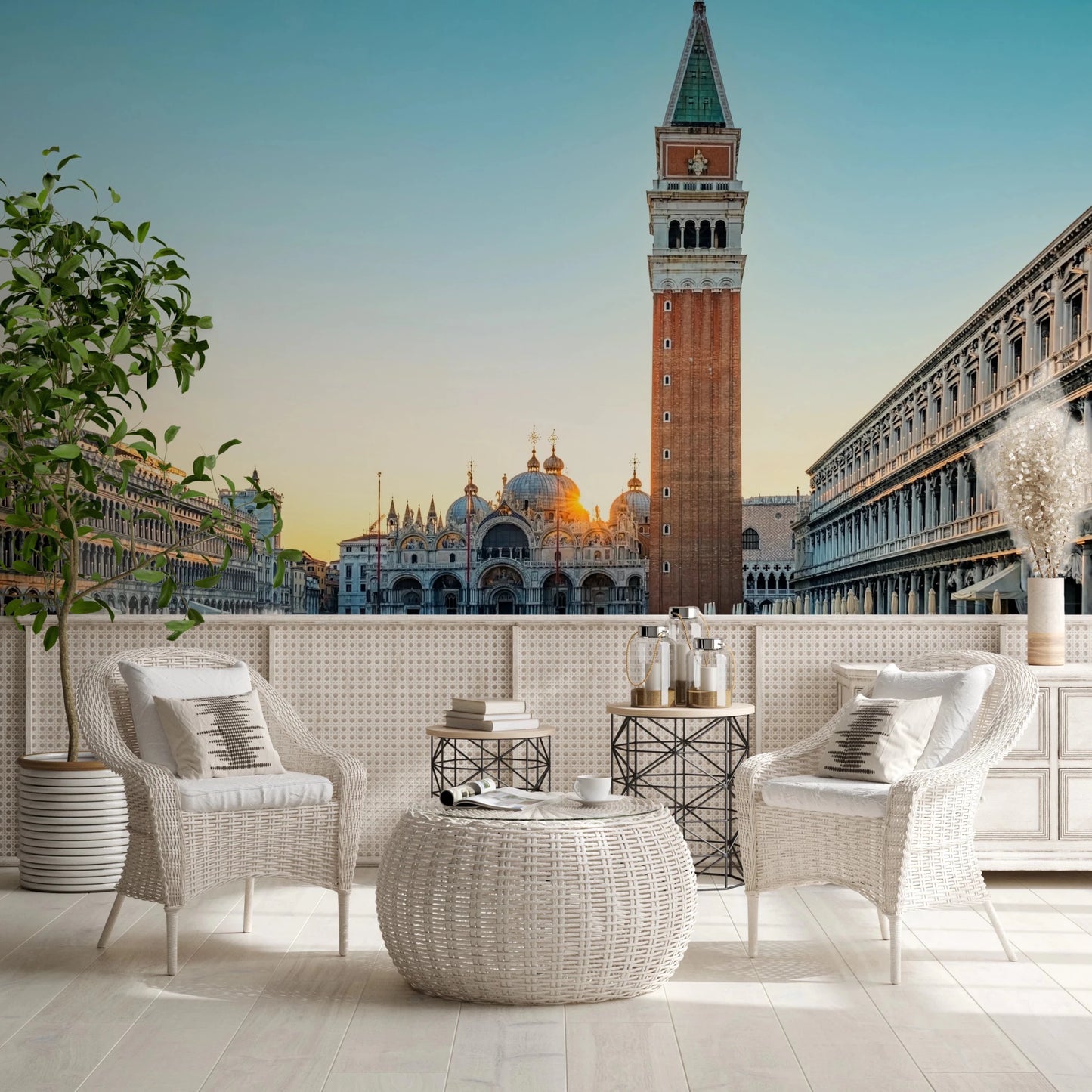 Venetian Sunrise Wall Mural