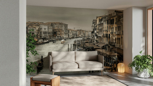 Venice Grand Canal panorama.

