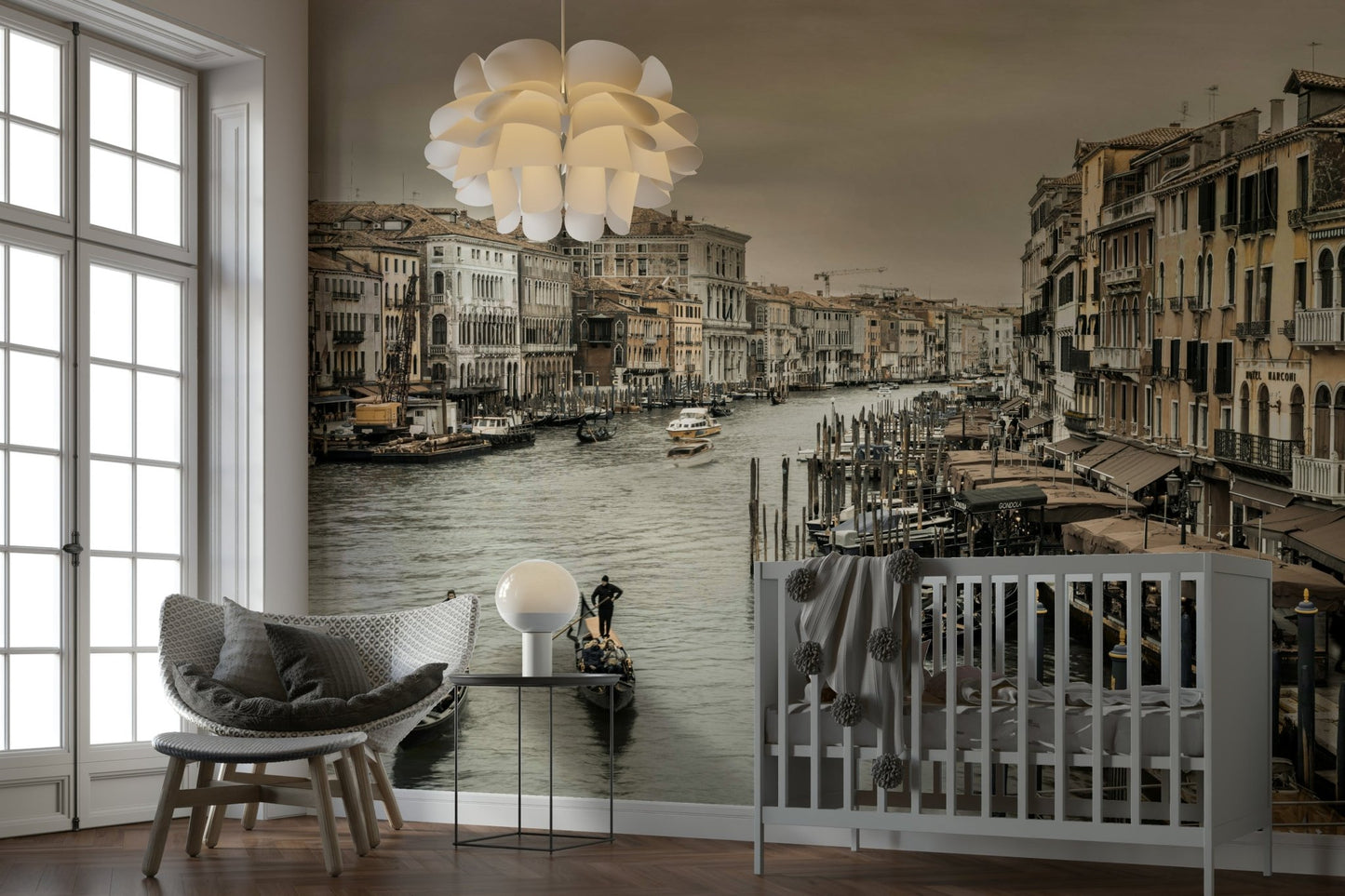 Detailed grand canal wallpaper.

