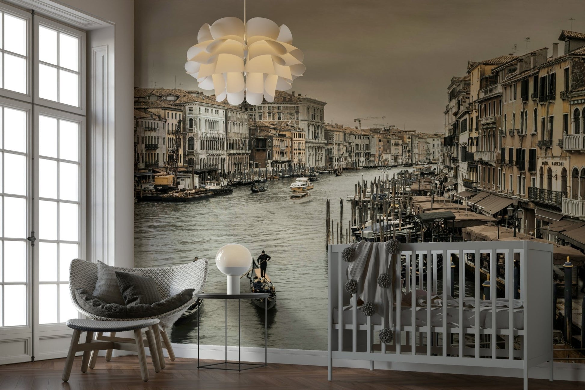 Detailed grand canal wallpaper.

