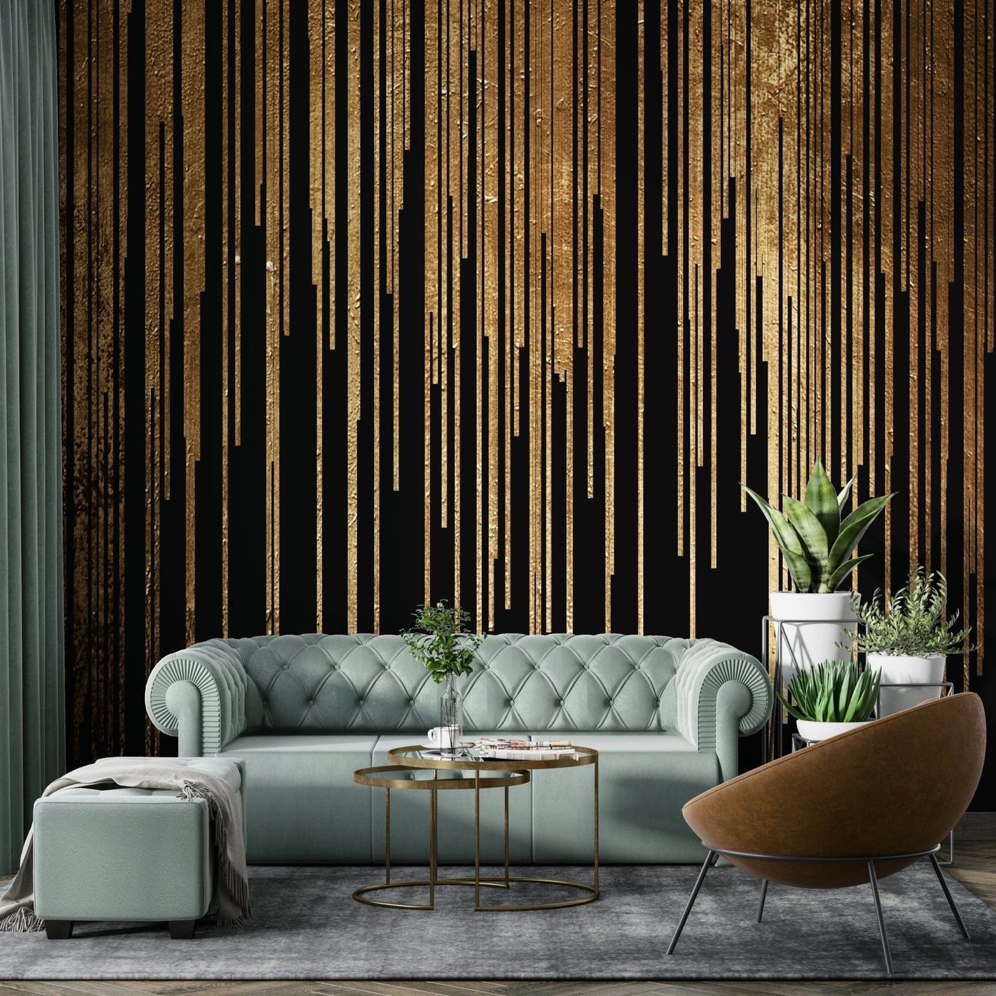 Artistic planet print for walls.

