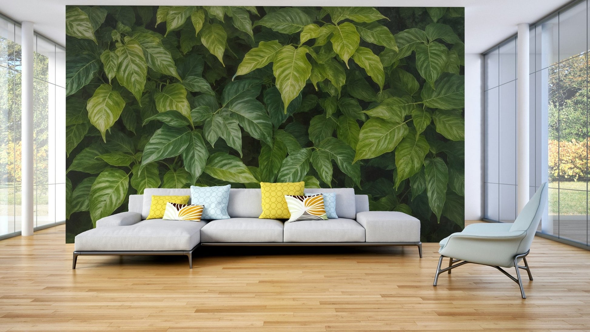 A misty or hazy feeling in the air.

