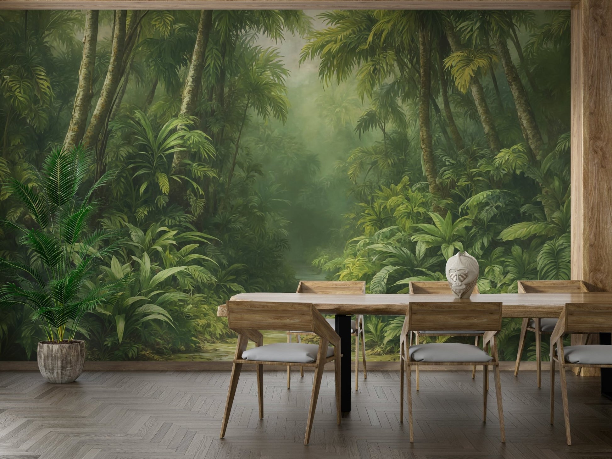 The overall feeling is one of peace, serenity, and natural wonder.
