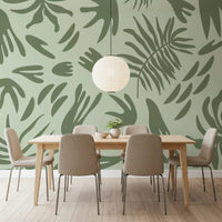 Muted green leaf forms create the Verdant Shapes Harmony look, GD9164