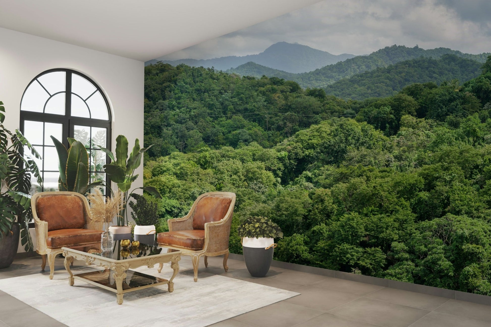 An artistic nature landscape mural for home decor., GD5126