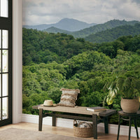 A calming rolling hills wallpaper mural that defines a space., GD5126