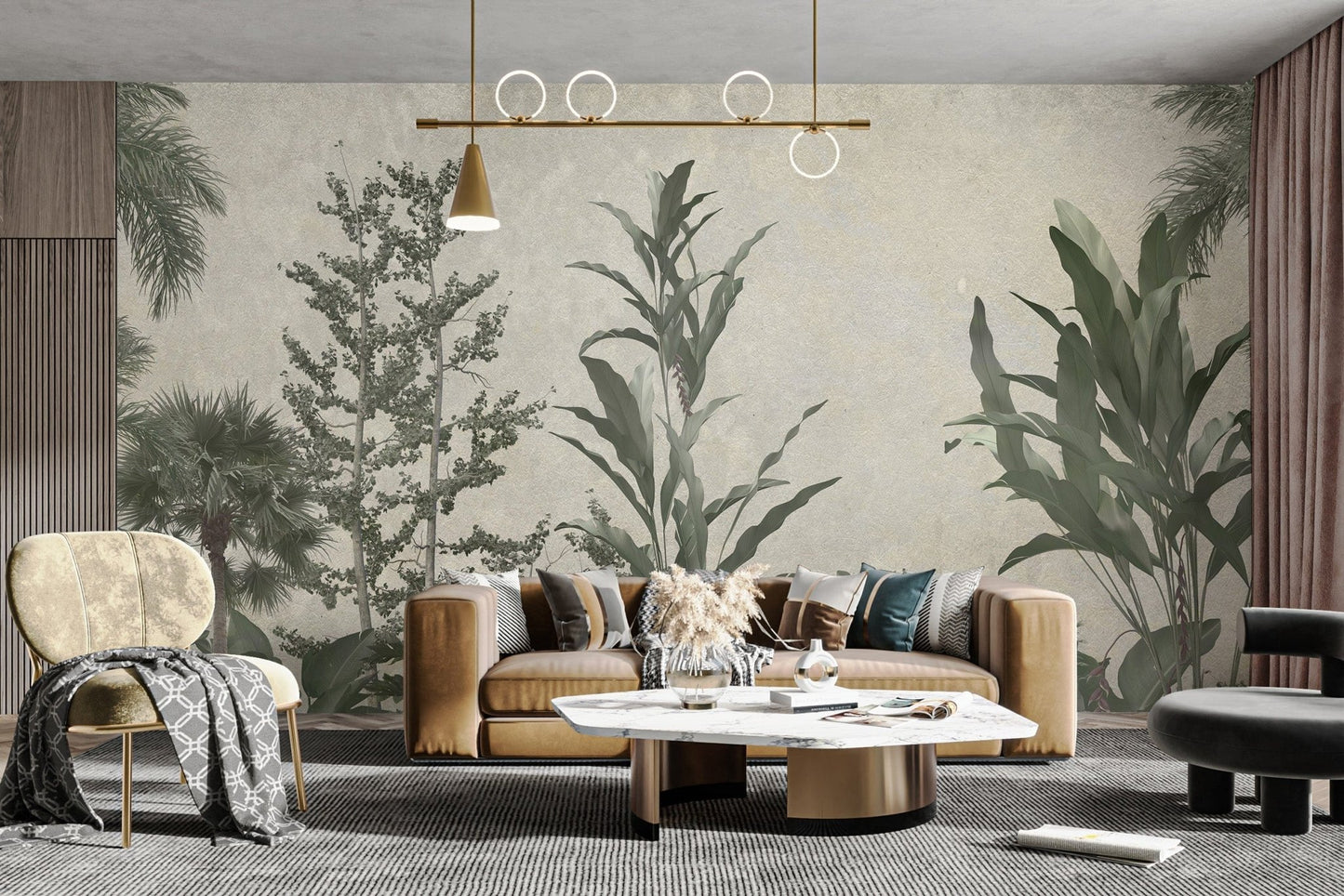 Verdant Valleys Wallpaper Mural - Giffywalls, C236