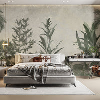 Tranquil Verdant Valleys wallpaper mural for serene bedrooms., C236