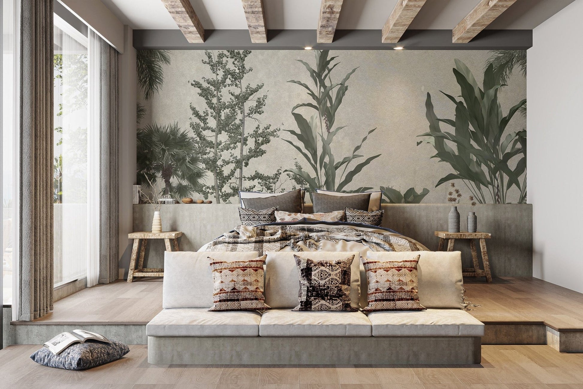 Verdant Valleys Wallpaper Mural - Giffywalls, C236