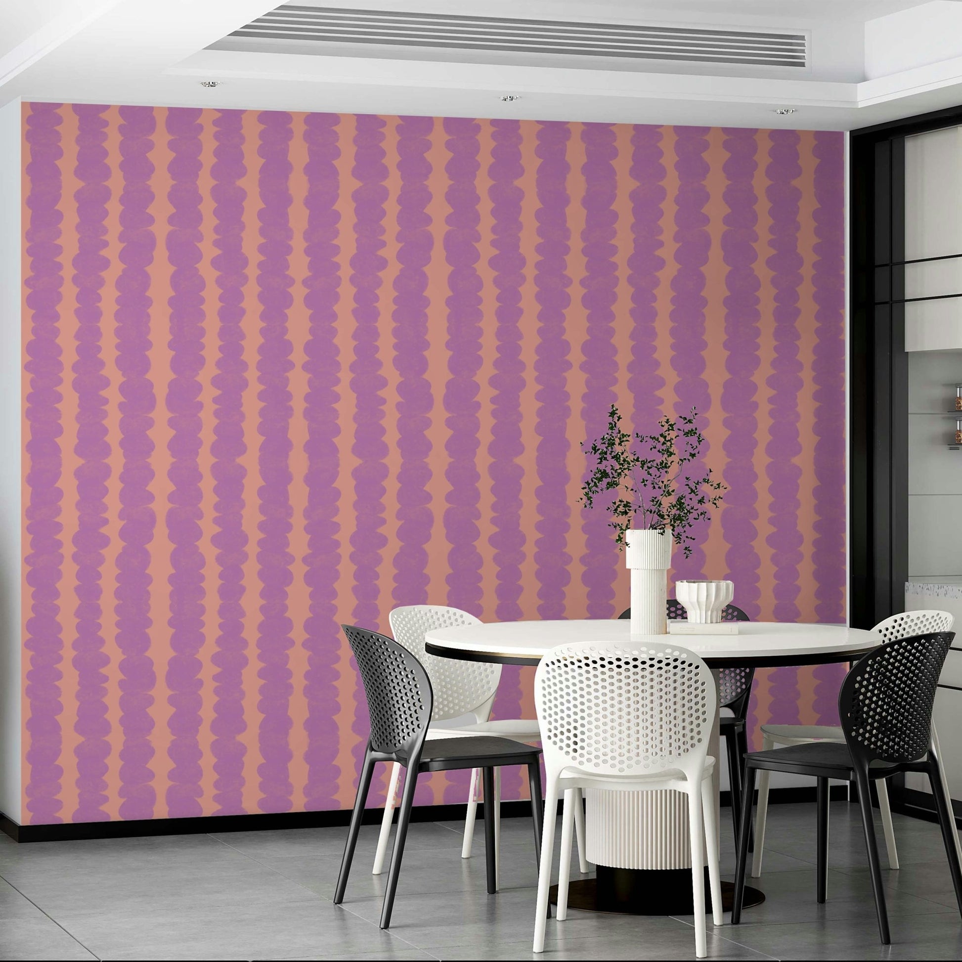 Pastel gradient wall mural for peaceful spaces

