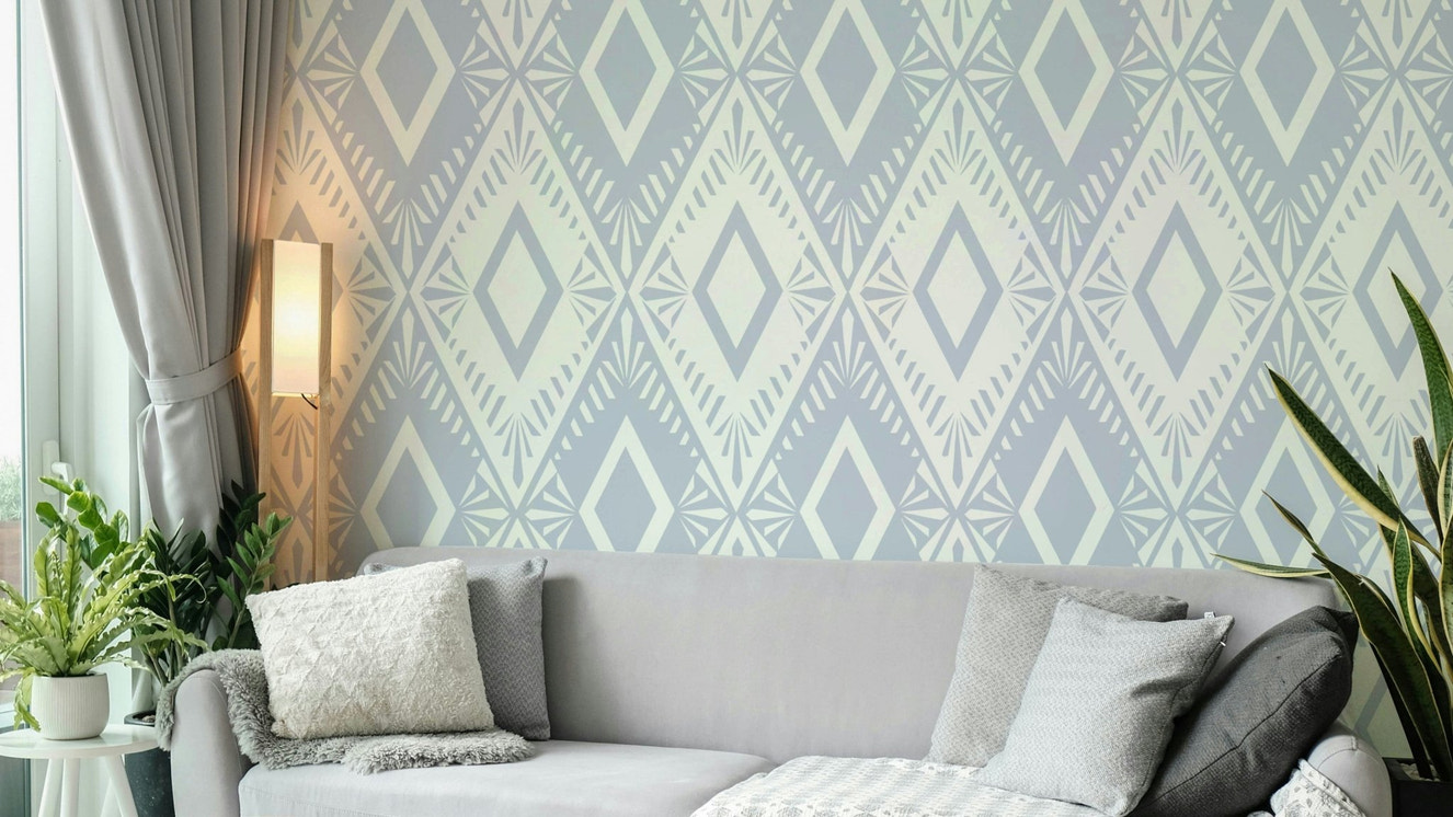 Wallpaper for walls with a sophisticated, abstract feel

