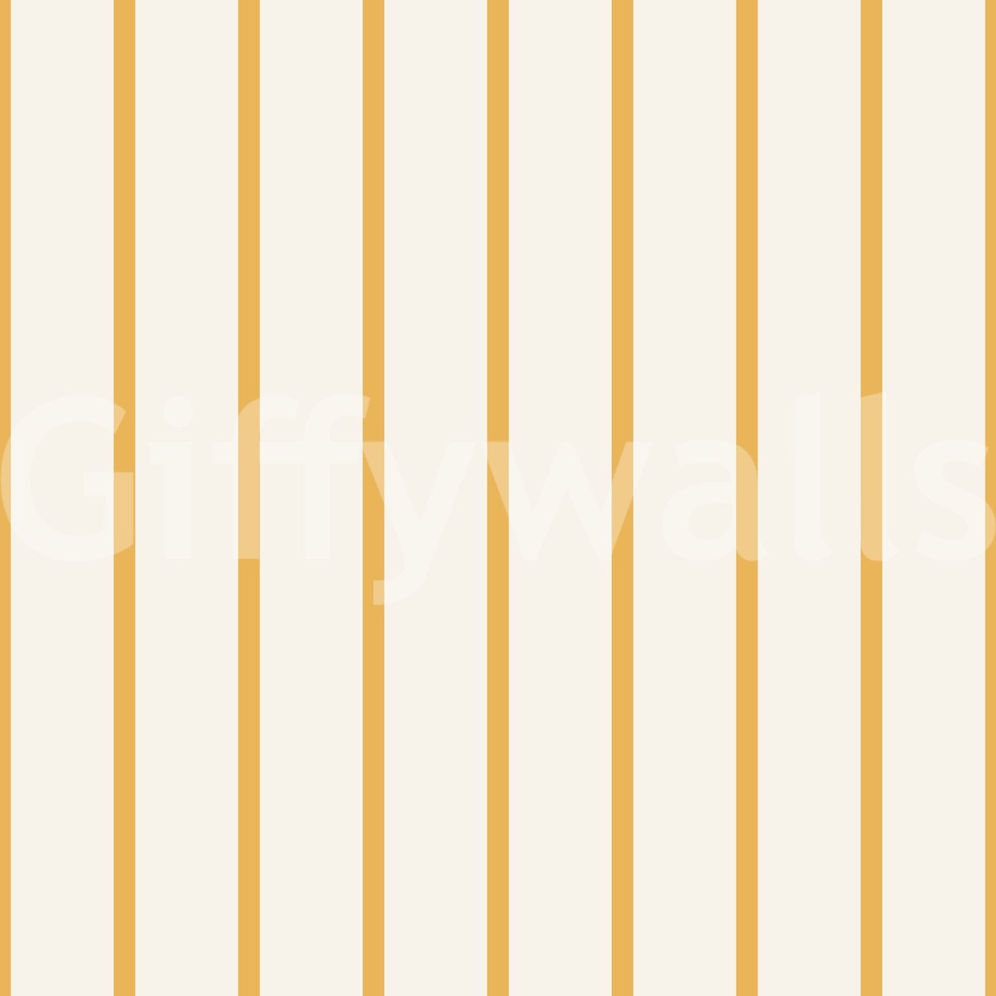 Golden yellow wallpaper with bold vertical stripes GD816

