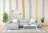 A contemplative vertical gradient wallpaper mural for a feature wall.

