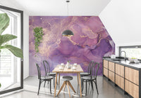 Abstract art marble wallpaper for interiors
