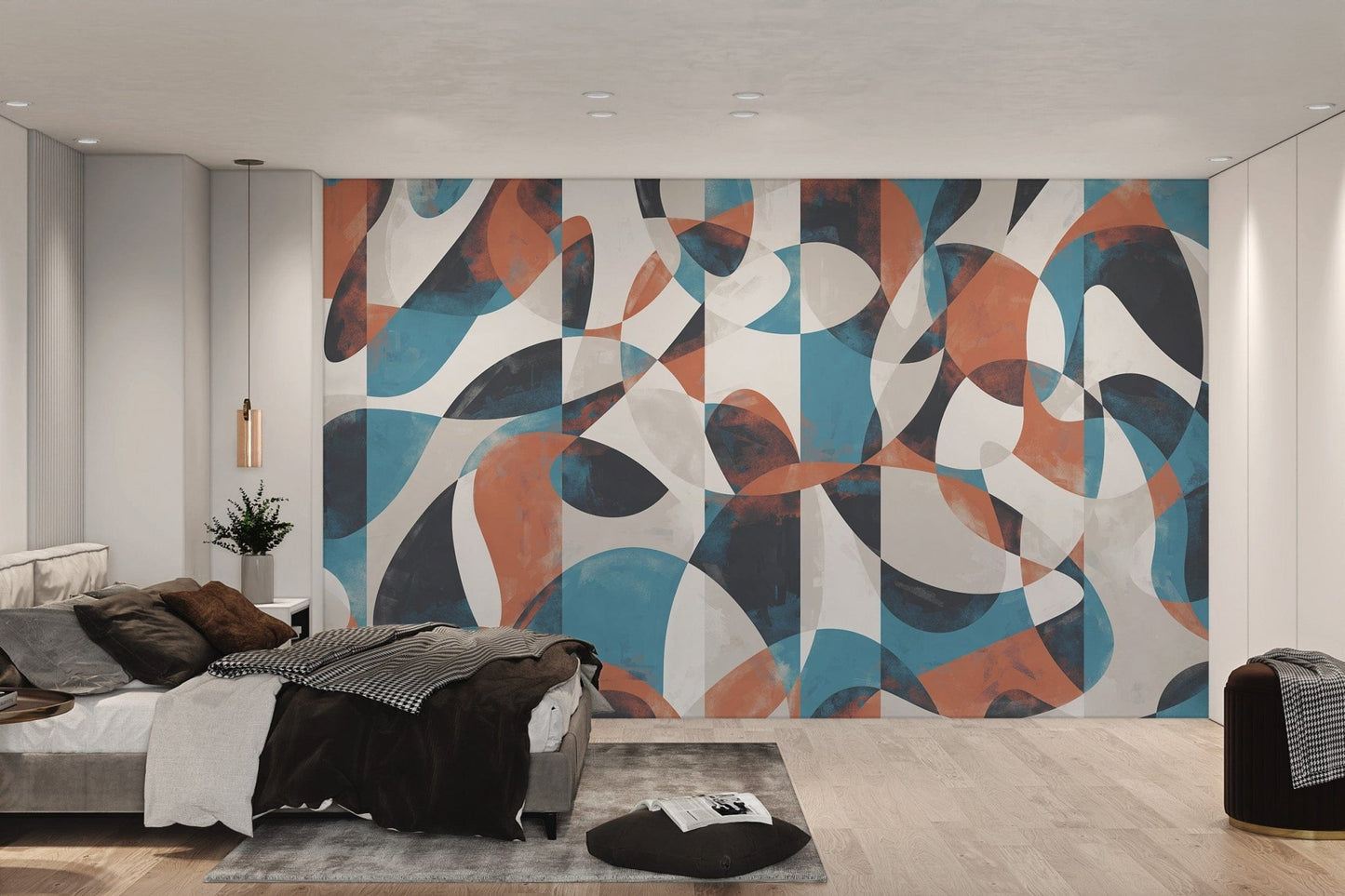 Artistic Abstract Swirls Wallpaper
