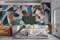 Multicolor Abstract Pattern Wallpaper
