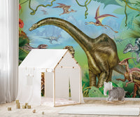 Vibrant colored Dinosaur World Wallpaper - Giffywalls A185