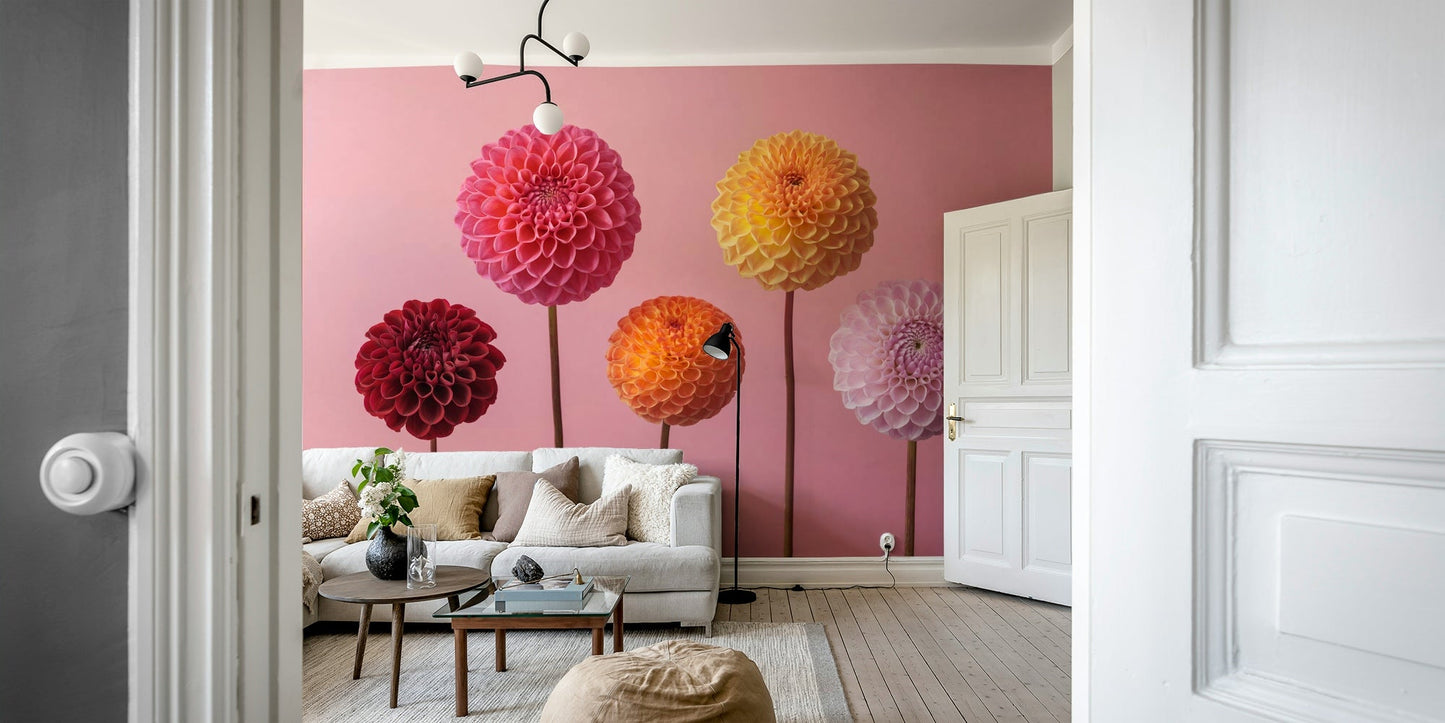 It's a colorful and striking floral display.

