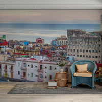 Urban Havana skyline wallpaper design, GD2046