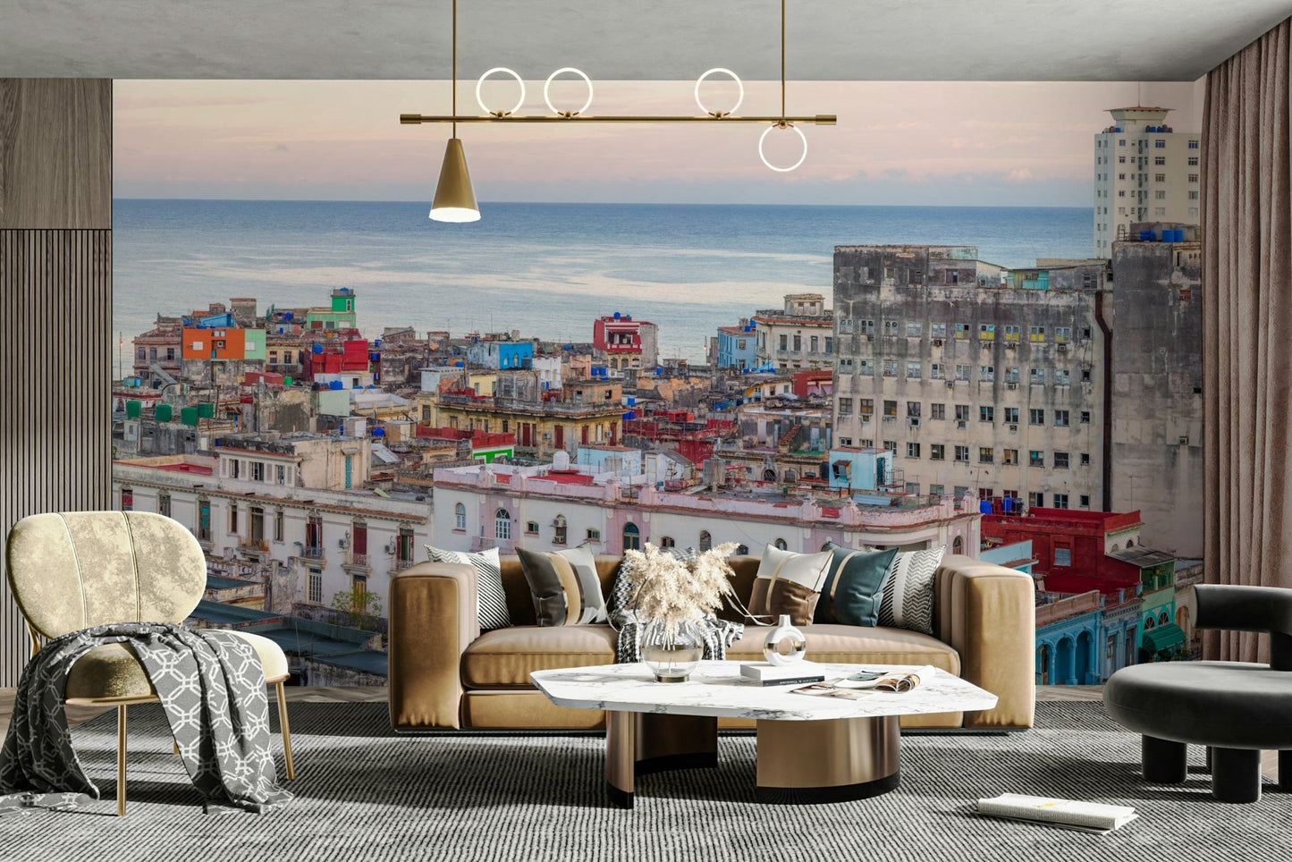 Historic Havana skyline wall covering, GD2046