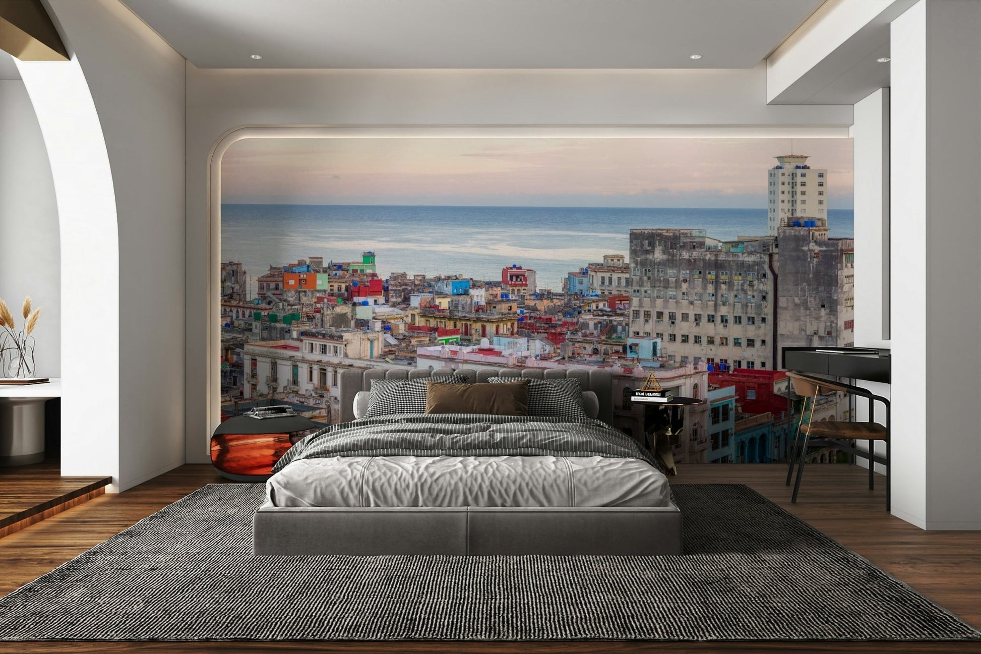 Artistic skyline of Havana wall mural, GD2046