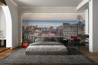 Artistic skyline of Havana wall mural, GD2046