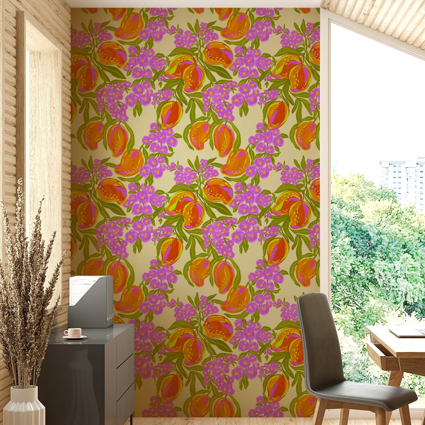 The design gives a feeling of quiet, natural beauty.

