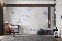 Tropical fish underwater wall decor
