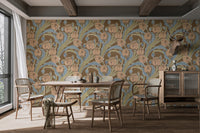 Victorian Cottage wallpaper featuring a timeless garden aesthetic.
