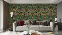 Victorian Floral Elegance wallpaper with intricate floral patterns.
