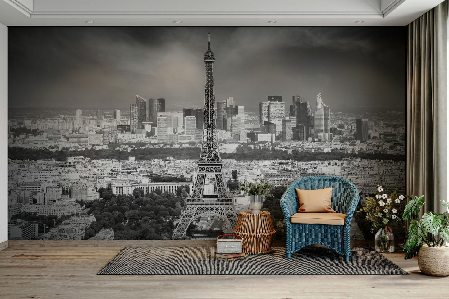Montparnasse Tower panoramic view mural for chic interiors

