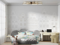 Classic Building Wallpaper Design
