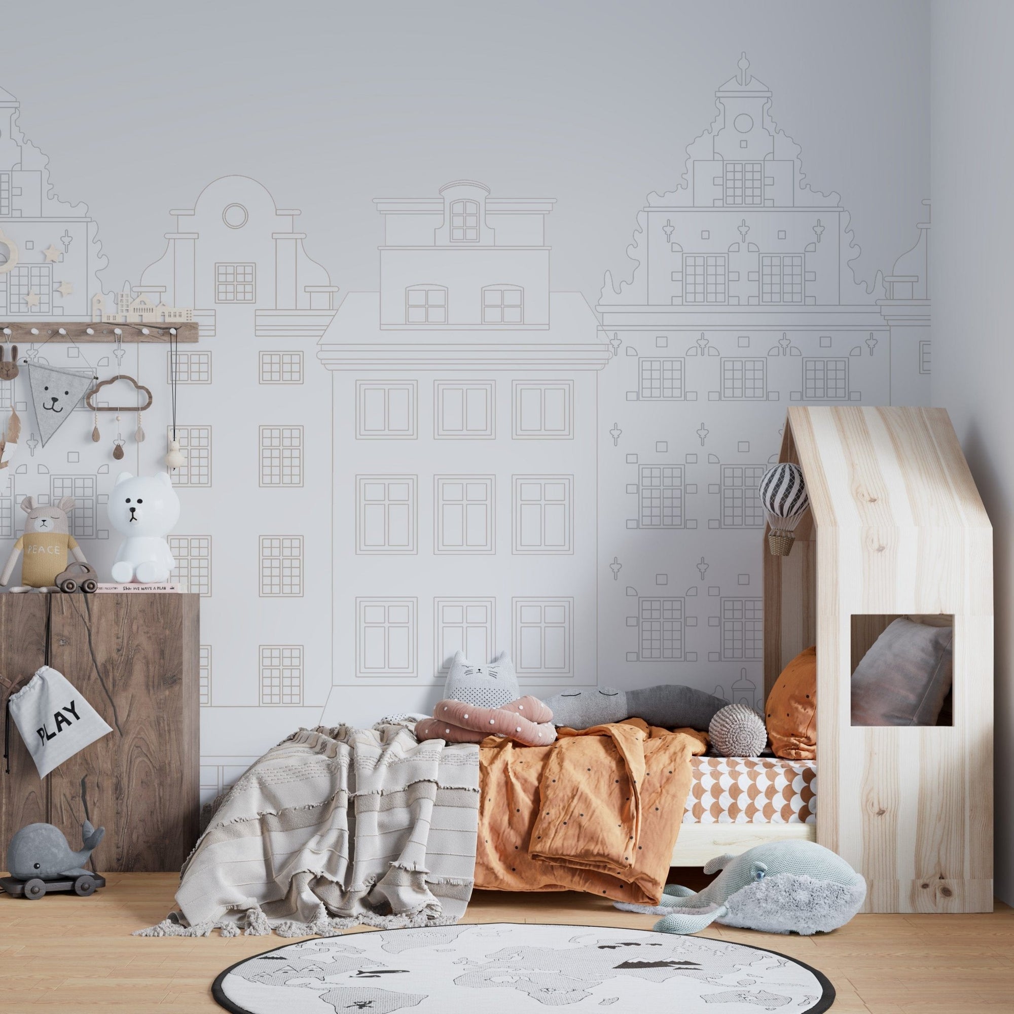 Vintage Architecture Wall Mural D288
