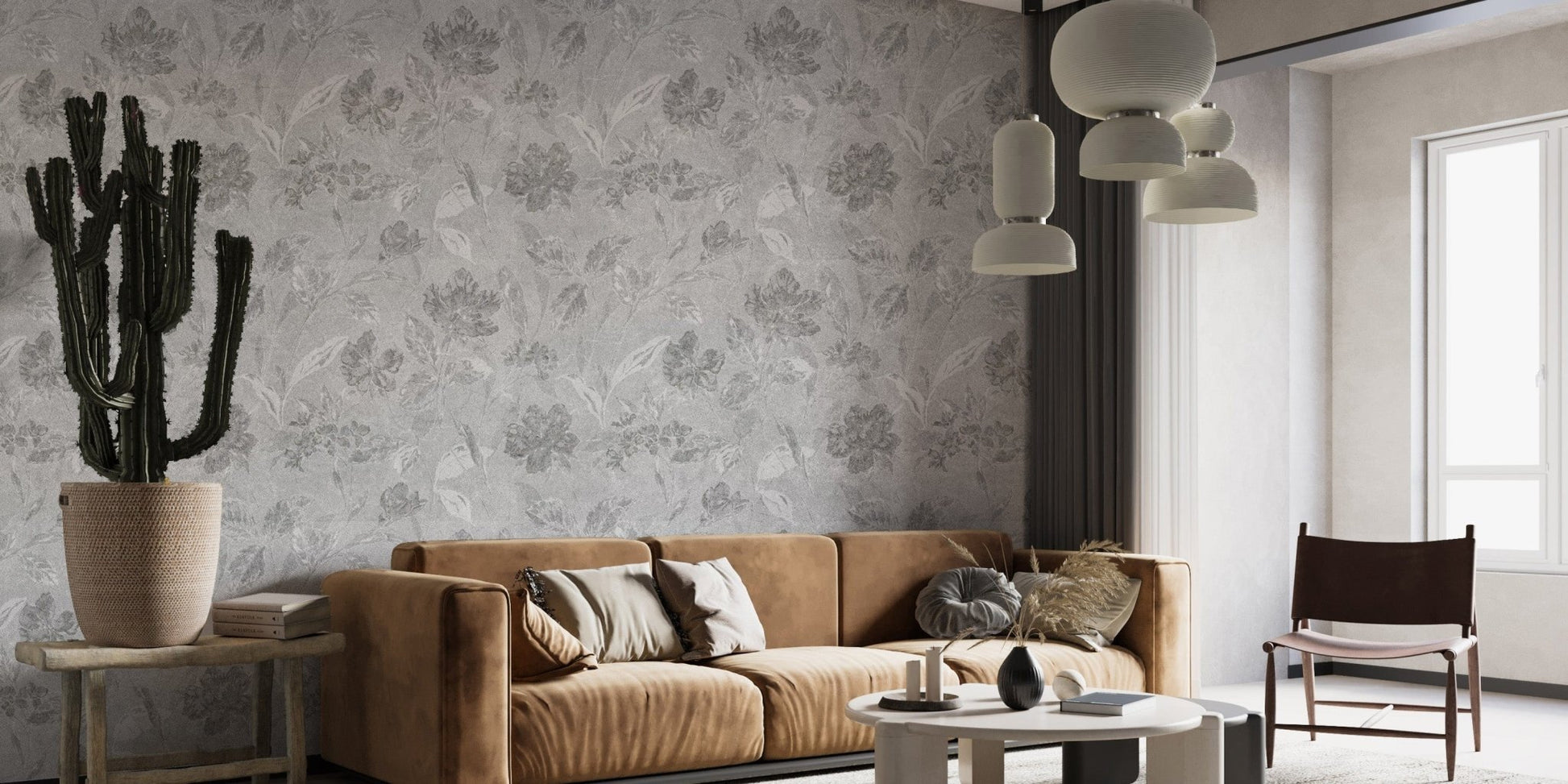 Vintage Art Flower Wallpaper Mural - Giffywalls flowers-08