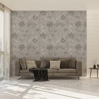 Retro-Inspired Vintage Art Flower Mural flowers-08
