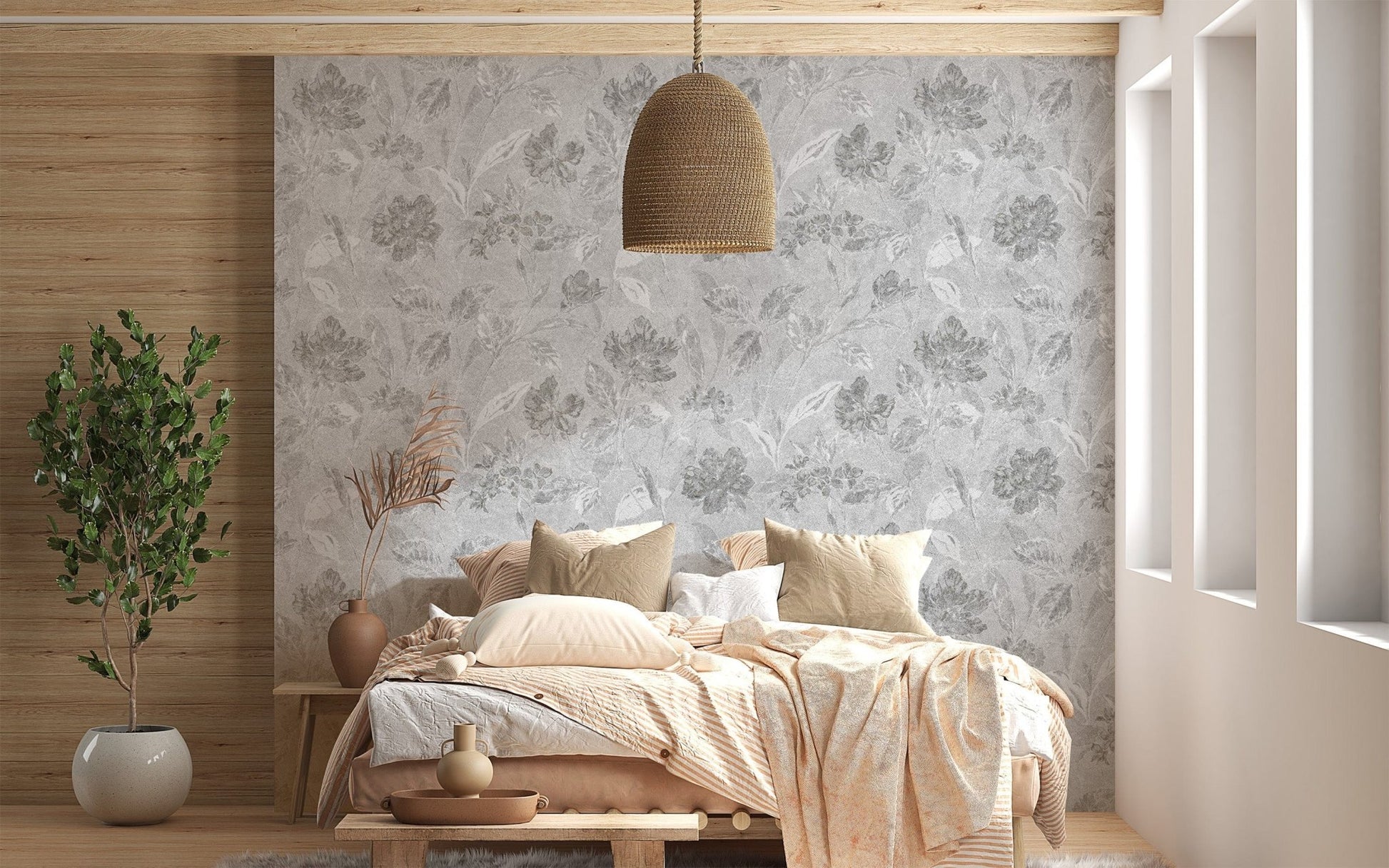 Classic Vintage Flower Wall Mural flowers-08
