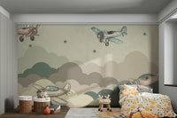 The colors are gentle and soft, with a natural, blue and gray palette.

