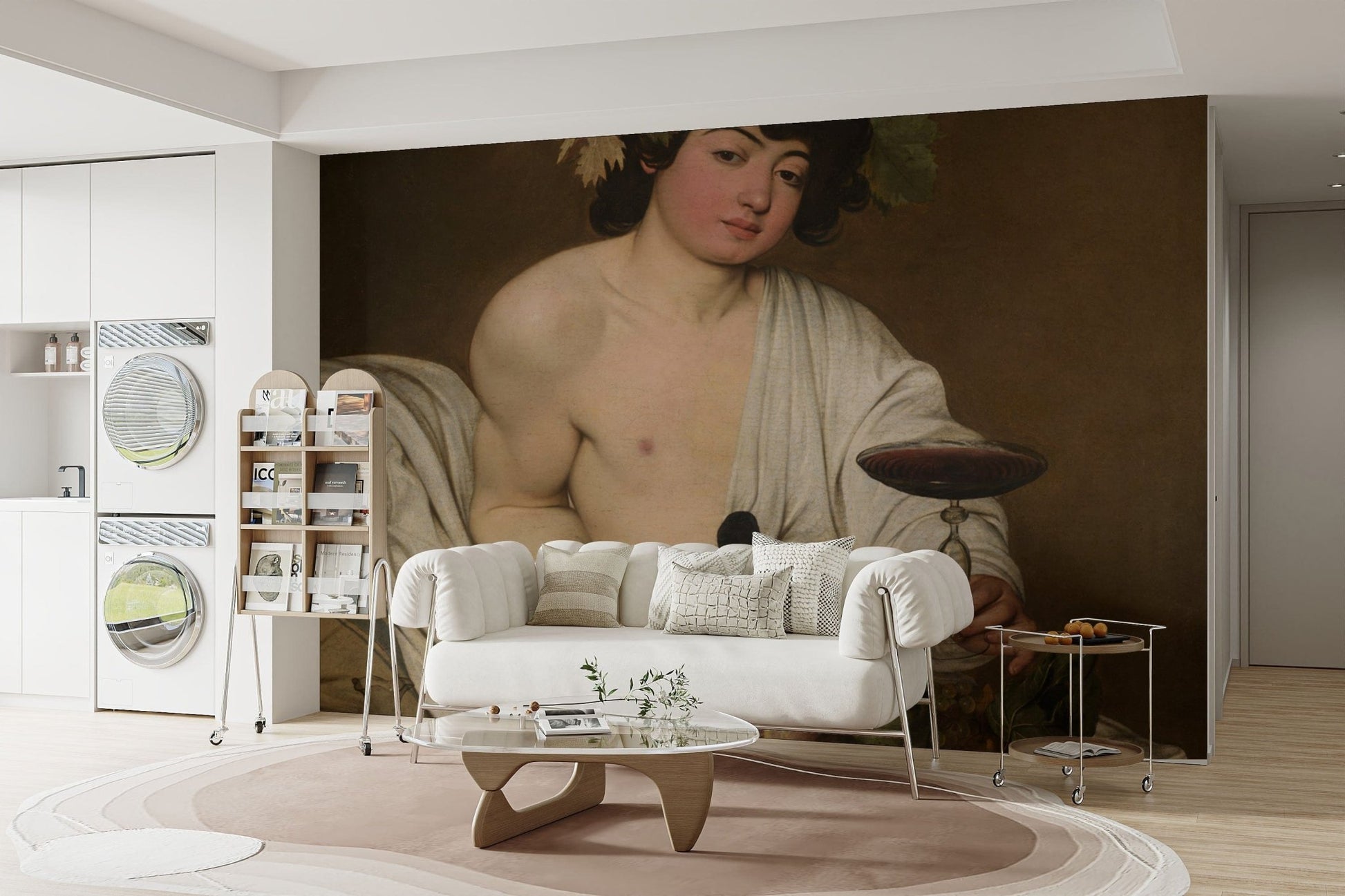 Luxury Wine-Themed Artistic Wall Covering
