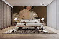 Renaissance Bacchus Wine Scene Wallpaper
