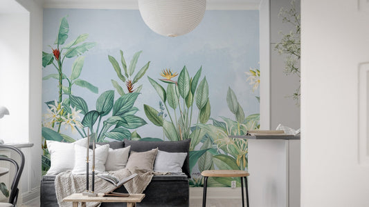 Elegant floral design for a corner accent.

